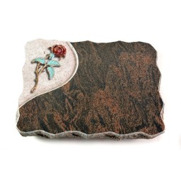 Grabplatte Barap Folio Rose 2 (Color)