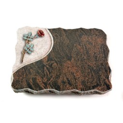 Grabplatte Barap Folio Rose 4 (Color)