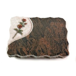 Grabplatte Barap Folio Rose 6 (Color)