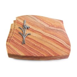 Grabstein Liberty/Rainbow Lilienzweig (Alu)