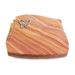 Grabstein Liberty/Rainbow Papillon (Alu)