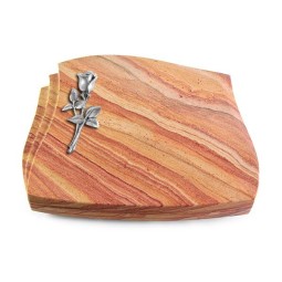 Grabstein Liberty/Rainbow Rose 8 (Alu)