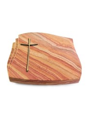Grabstein Liberty/Rainbow Kreuz 2 (Bronze)