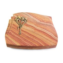 Grabstein Liberty/Rainbow Lilie (Bronze)