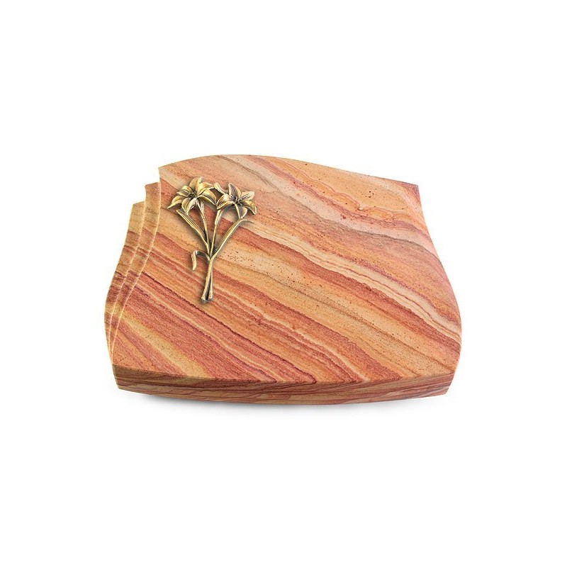 Grabstein Liberty/Rainbow Lilie (Bronze)