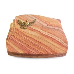 Grabstein Liberty/Rainbow Taube (Bronze)