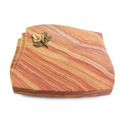 Grabstein Liberty/Rainbow Rose 3 (Bronze)