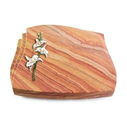 Grabstein Liberty/Rainbow Orchidee (Color)