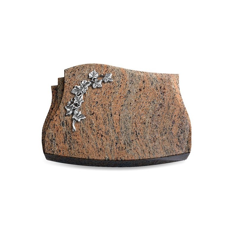 Grabstein Liberty/Raw-Silk Efeu (Alu)