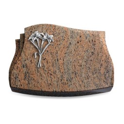 Grabstein Liberty/Raw-Silk Lilie (Alu)