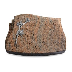 Grabstein Liberty/Raw-Silk Rose 9 (Alu)