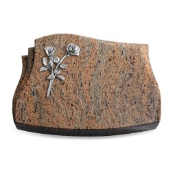 Grabstein Liberty/Raw-Silk Rose 10 (Alu)