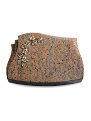 Grabstein Liberty/Raw-Silk Efeu (Bronze)