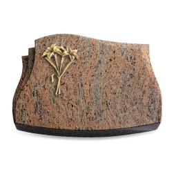 Grabstein Liberty/Raw-Silk Lilie (Bronze)