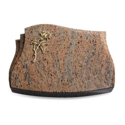 Grabstein Liberty/Raw-Silk Rose 2 (Bronze)