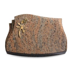 Grabstein Liberty/Raw-Silk Rose 6 (Bronze)