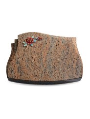 Grabstein Liberty/Raw-Silk Rose 1 (Color)