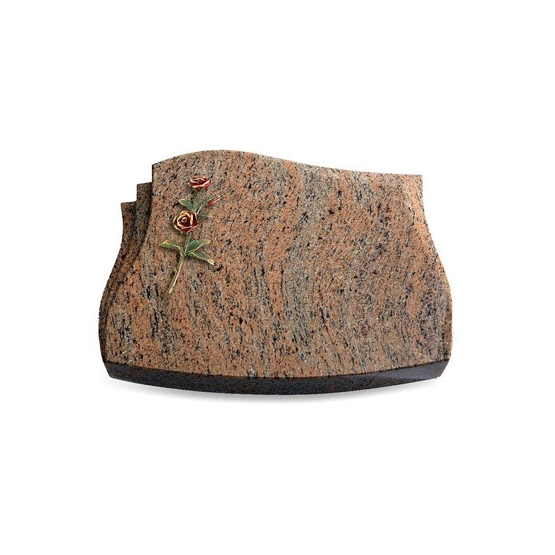 Grabstein Liberty/Raw-Silk Rose 6 (Color)