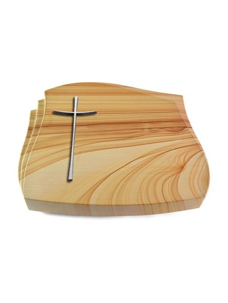 Grabstein Liberty/Woodland Kreuz 2 (Alu)