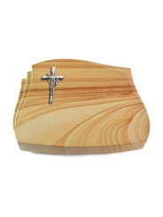 Grabstein Liberty/Woodland Kreuz/Ähren (Alu)