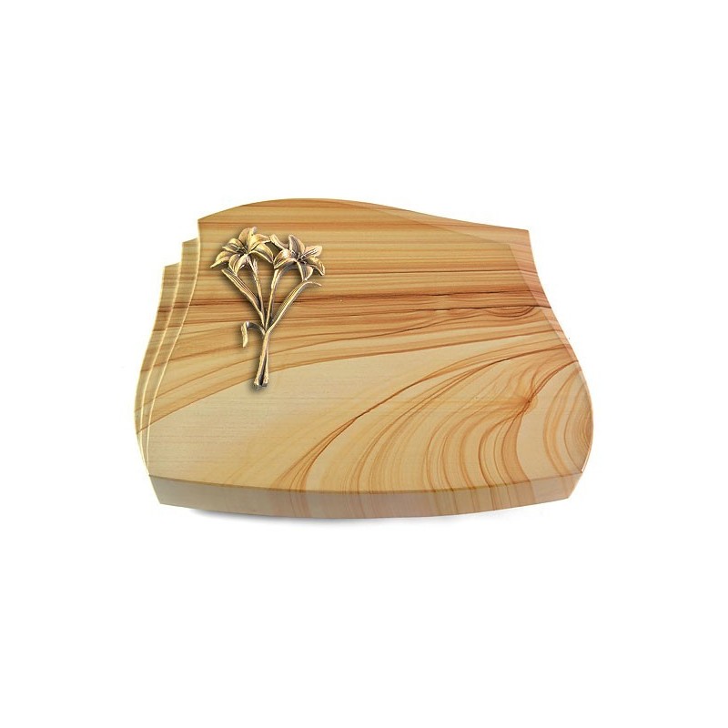 Grabstein Liberty/Woodland Lilie (Bronze)