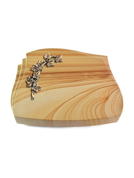 Grabstein Liberty/Woodland Efeu (Bronze)