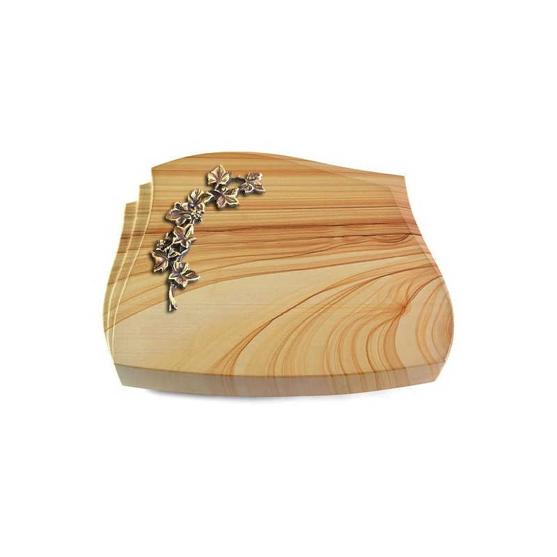 Grabstein Liberty/Woodland Efeu (Bronze)