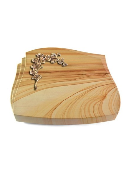 Grabstein Liberty/Woodland Gingozweig 2 (Bronze)