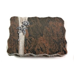 Grabplatte Barap Strikt Rose 2 (Alu)