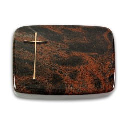 Grabstein Linea/Aruba Kreuz 2 (Bronze)