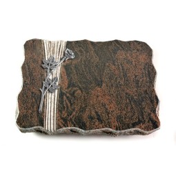 Grabplatte Barap Strikt Rose 9 (Alu)