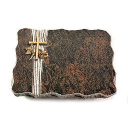 Grabplatte Barap Strikt Kreuz 1 (Bronze)