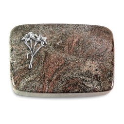 Grabstein Linea/Paradiso Lilie (Alu)