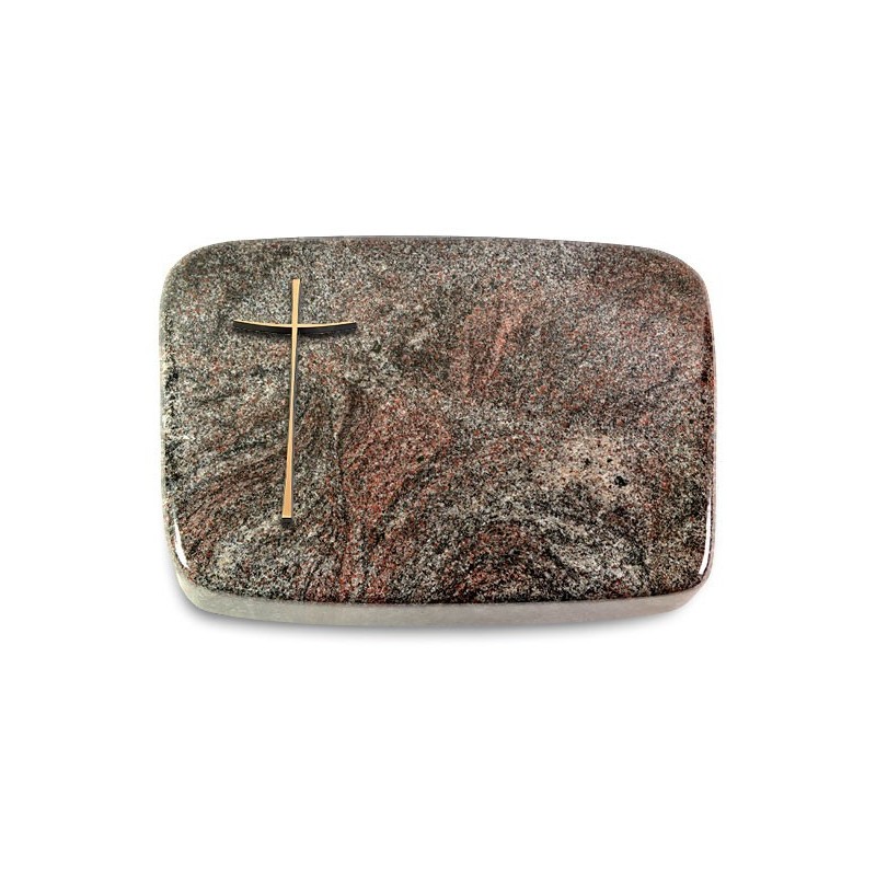 Grabstein Linea/Paradiso Kreuz 2 (Bronze)
