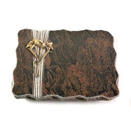 Grabplatte Barap Strikt Lilie (Bronze)