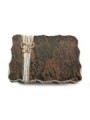 Grabplatte Barap Strikt Papillon (Bronze)