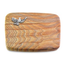 Grabstein Linea/Rainbow Taube (Alu)