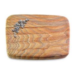 Grabstein Linea/Rainbow Rose 5 (Alu)