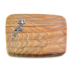 Grabstein Linea/Rainbow Rose 7 (Alu)