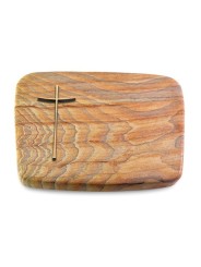 Grabstein Linea/Rainbow Kreuz 2 (Bronze)