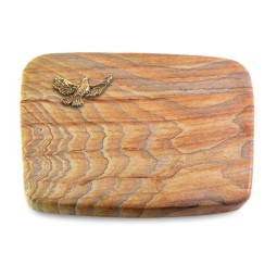 Grabstein Linea/Rainbow Taube (Bronze)