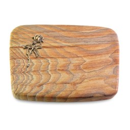 Grabstein Linea/Rainbow Rose 2 (Bronze)