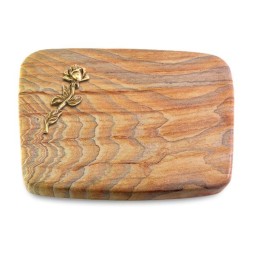 Grabstein Linea/Rainbow Rose 7 (Bronze)