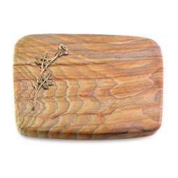 Grabstein Linea/Rainbow Rose 9 (Bronze)