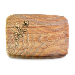 Grabstein Linea/Rainbow Rose 13 (Bronze)