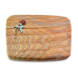 Grabstein Linea/Rainbow Rose 2 (Color)