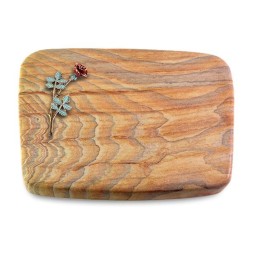 Grabstein Linea/Rainbow Rose 4 (Color)