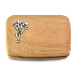 Grabstein Linea/Woodland Lilie (Alu)