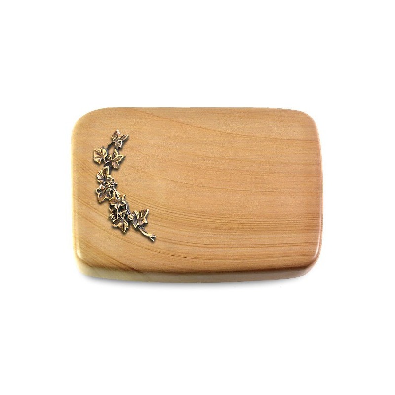 Grabstein Linea/Woodland Efeu (Bronze)