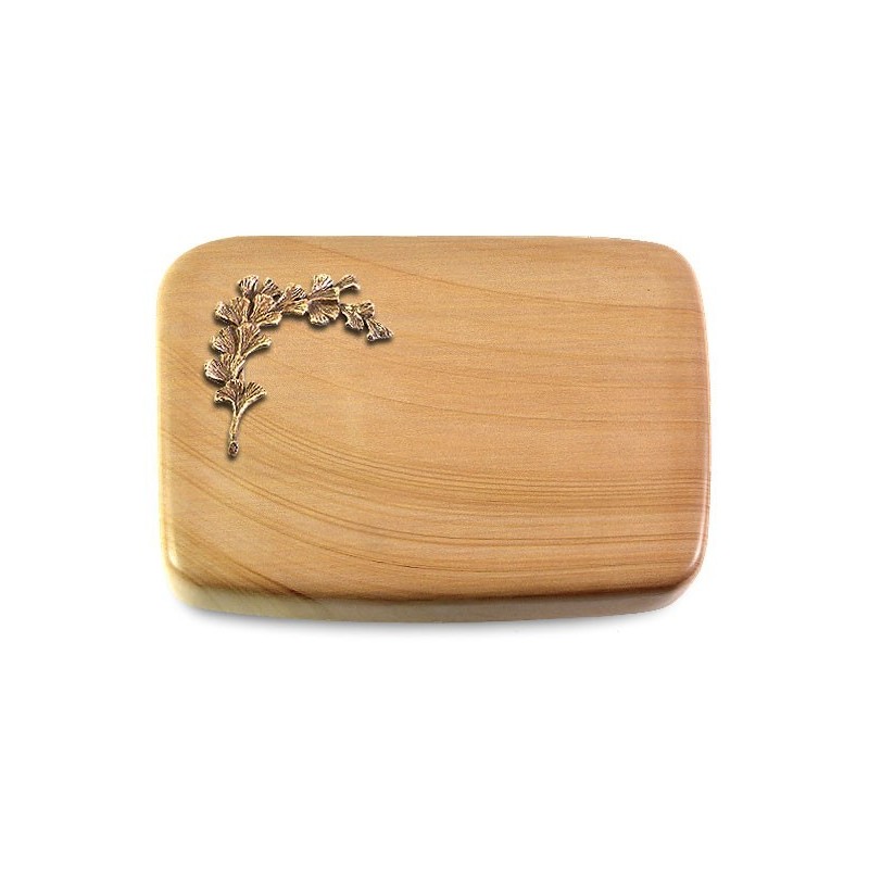 Grabstein Linea/Woodland Gingozweig 2 (Bronze)